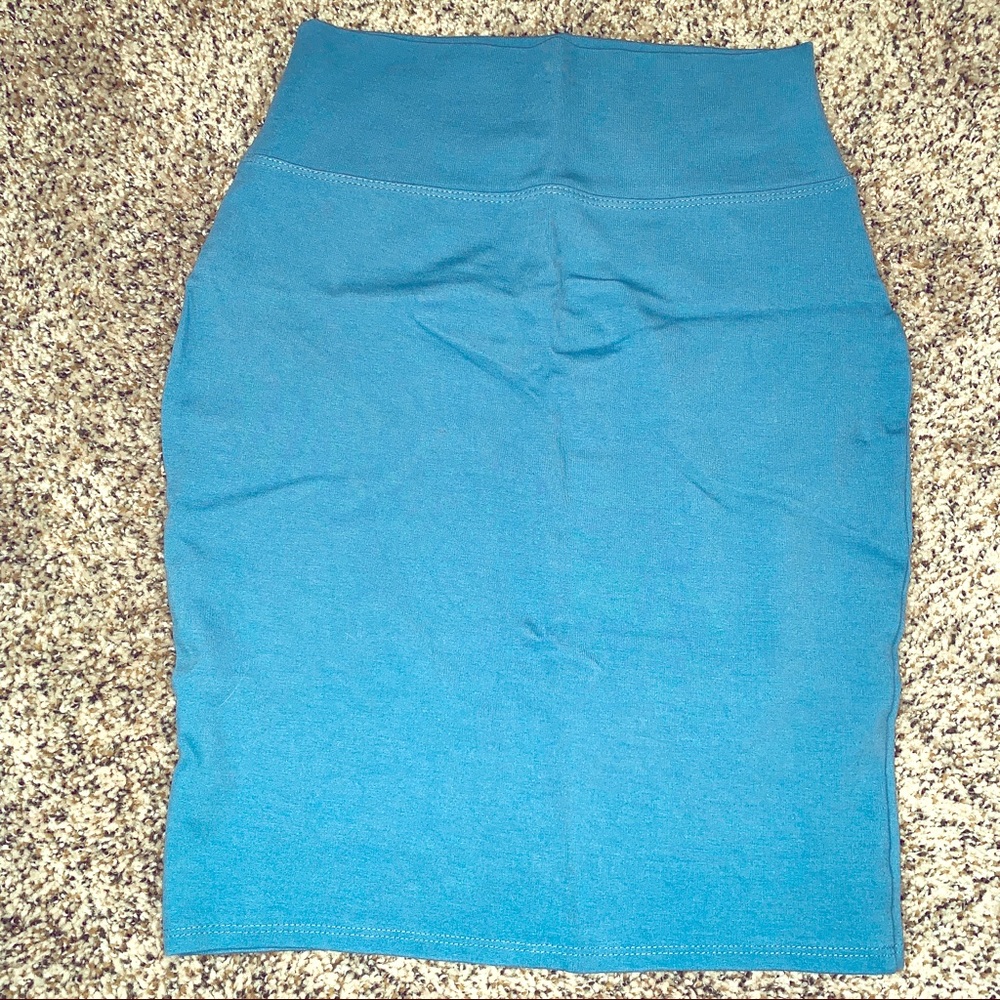 ⚡️A’gaci⚡️ pastel blue stretchy pencil skirt